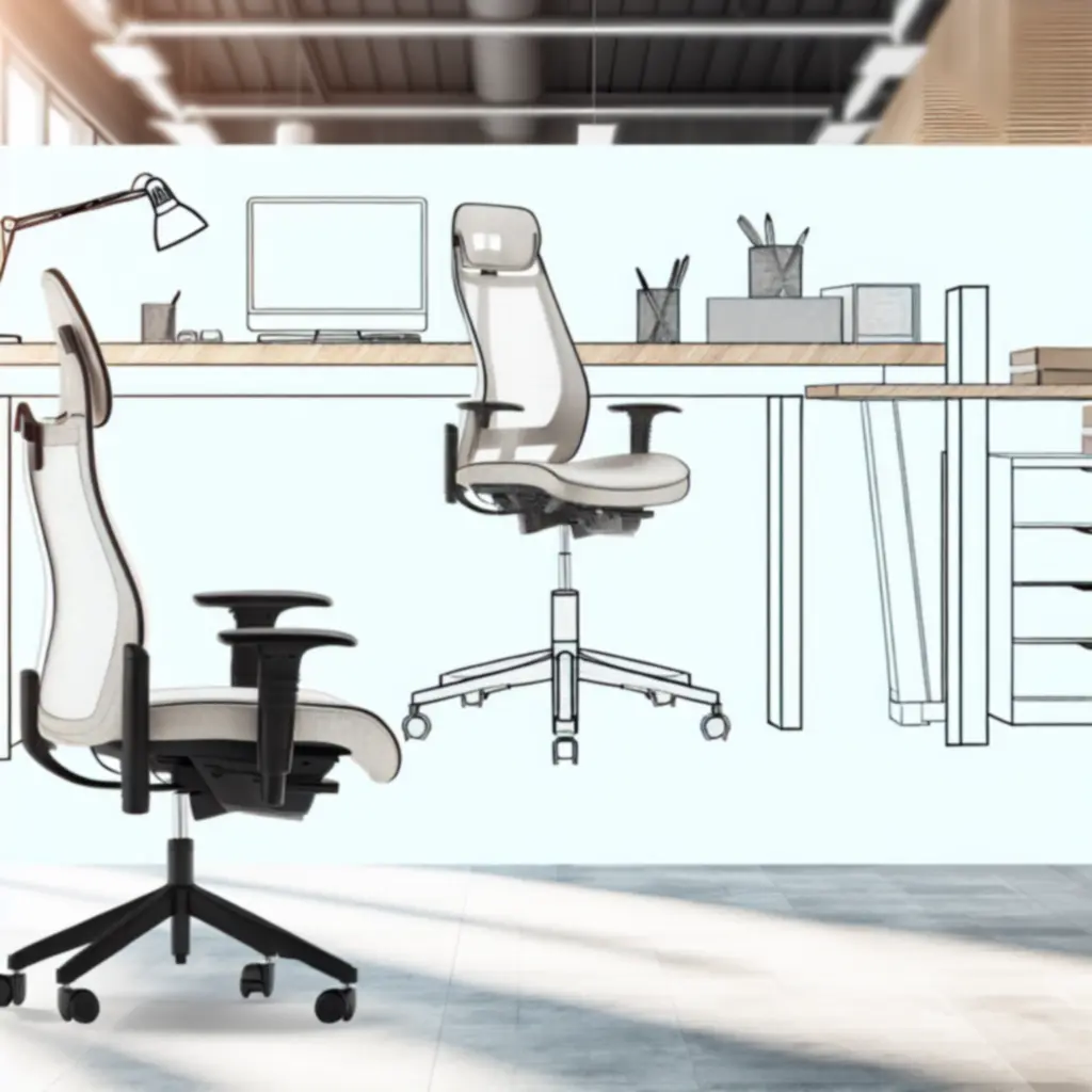 Ergonomiczne miejsce pracy w zmodernizowanym biurze